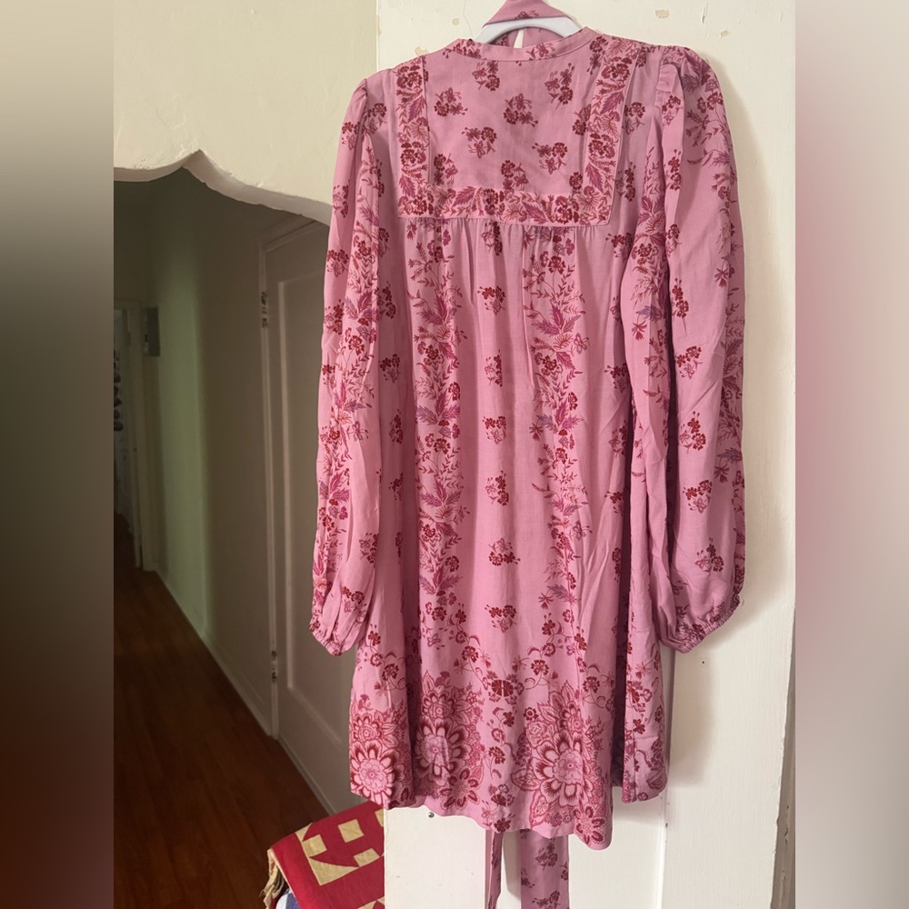 SPELL Pink Floral Tunic Dress
